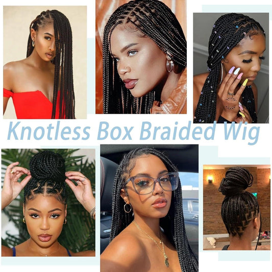 Effortless Beauty: Why I’m Obsessed with the Sincerely4u 360° HD Full Lace Knotless Box Braids Wig