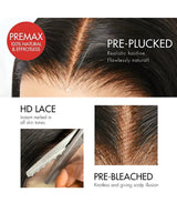 Straight Bob Wig Glueless 13x4 Frontal Lace Wig Human Hair Pre-Cut Lace