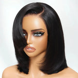Straight Bob Wig Glueless 13x4 Frontal Lace Wig Human Hair Pre-Cut Lace