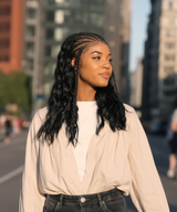 13x6 HD Lace Front Deep Wave Hair Wigs with Cornrow Braids