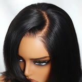 Straight Bob Wig Glueless 13x4 Frontal Lace Wig Human Hair Pre-Cut Lace