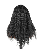 Hand-tied Cornrow Braids Wig with Curly Hair HD Lace Wear Go Glueless Wig T5 Natural Black