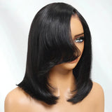 Straight Bob Wig Glueless 13x4 Frontal Lace Wig Human Hair Pre-Cut Lace