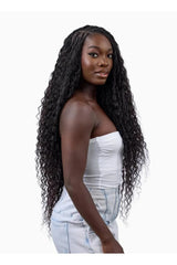 Pre-Divided Deep Wave Bulk Human Hair For Braiding