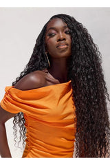 Pre-Divided Deep Wave Bulk Human Hair For Braiding