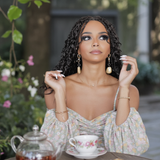 HD Full Lace Hand-tied Knotless Boho Box Braided With Curls Wear Go Glueless Wig Natural Black