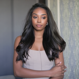Wear & Go Seamless Straight Half Wig Flip-Over 100% Virgin Human Hair