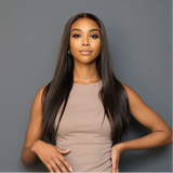 Wear & Go M-Cap 9×6 Straight HD Lace Glueless Wig  Pre-Bleached 100% Virgin Human Hair