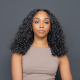 Wear & Go M-Cap 9×6 Water Wave HD Lace Glueless Wig  Pre-Bleached 100% Virgin Human Hair