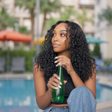 Wear & Go M-Cap 9×6 Water Wave HD Lace Glueless Wig  Pre-Bleached 100% Virgin Human Hair