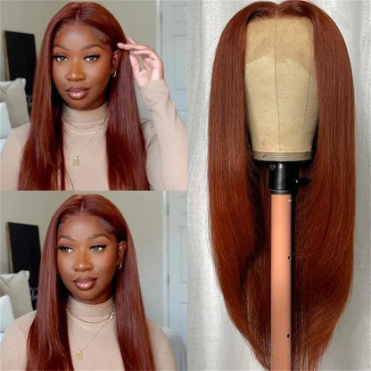 Straight 13X4 Glueless Synthetic HD Lace Front Wig