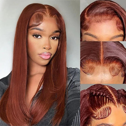 Straight 13X4 Glueless Synthetic HD Lace Front Wig