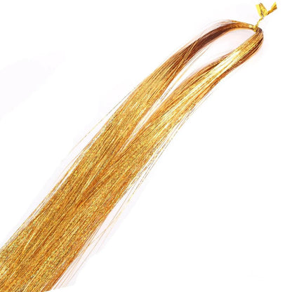 10psc 22" Shiny Hair Tinsel （Each Random And Gift Tool）