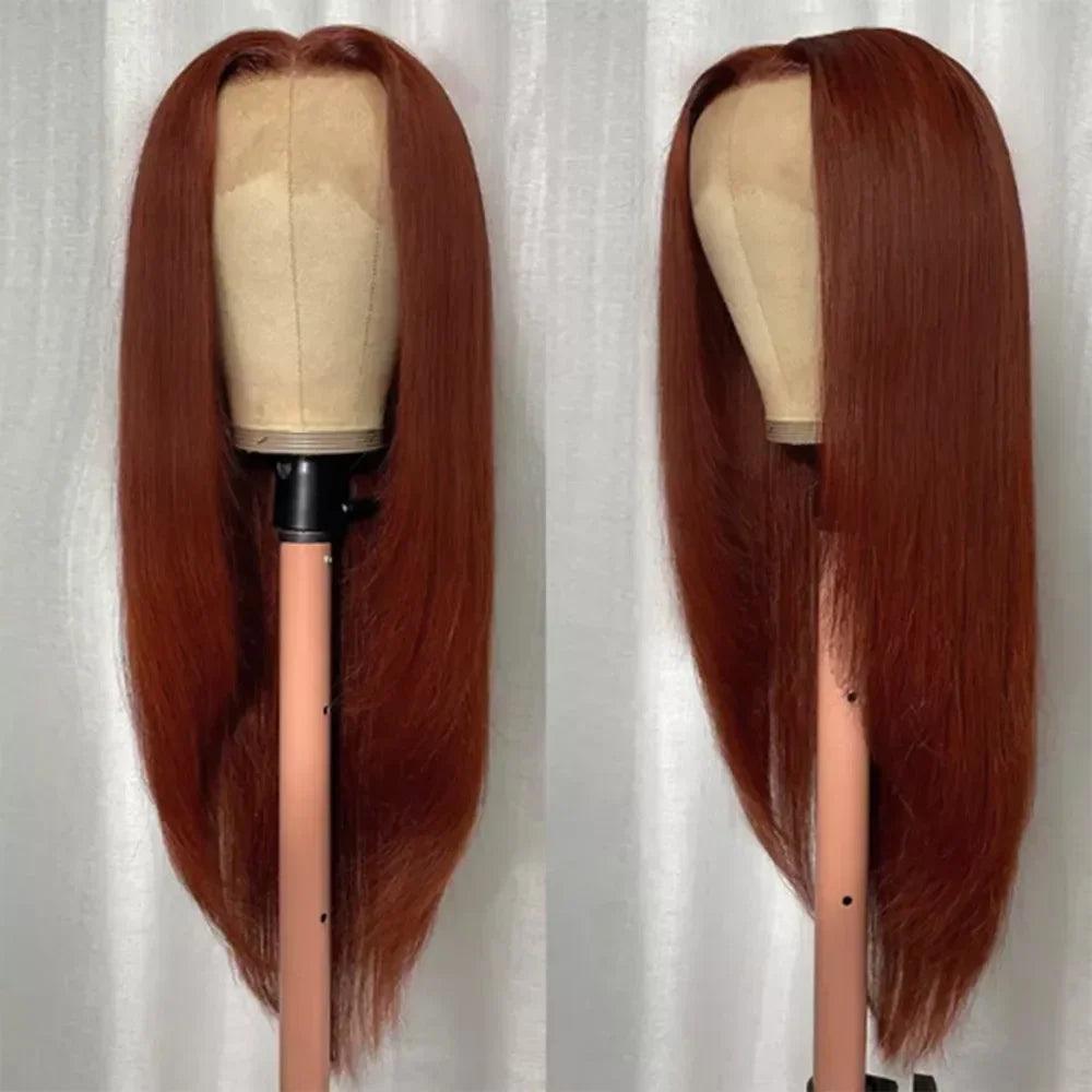 Straight 13X4 Glueless Synthetic HD Lace Front Wig