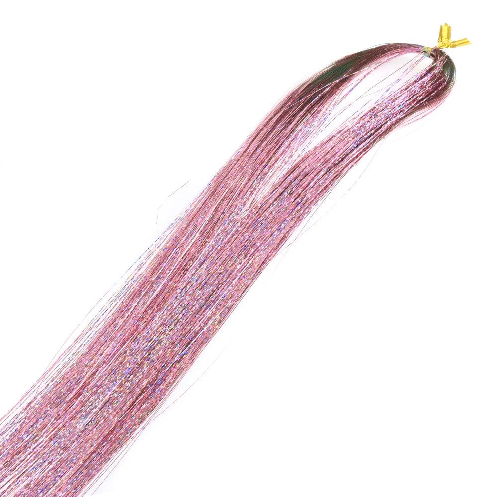 10psc 22" Shiny Hair Tinsel （Each Random And Gift Tool）