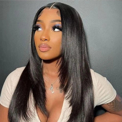 Straight 13X4 Glueless Synthetic HD Lace Front Wig