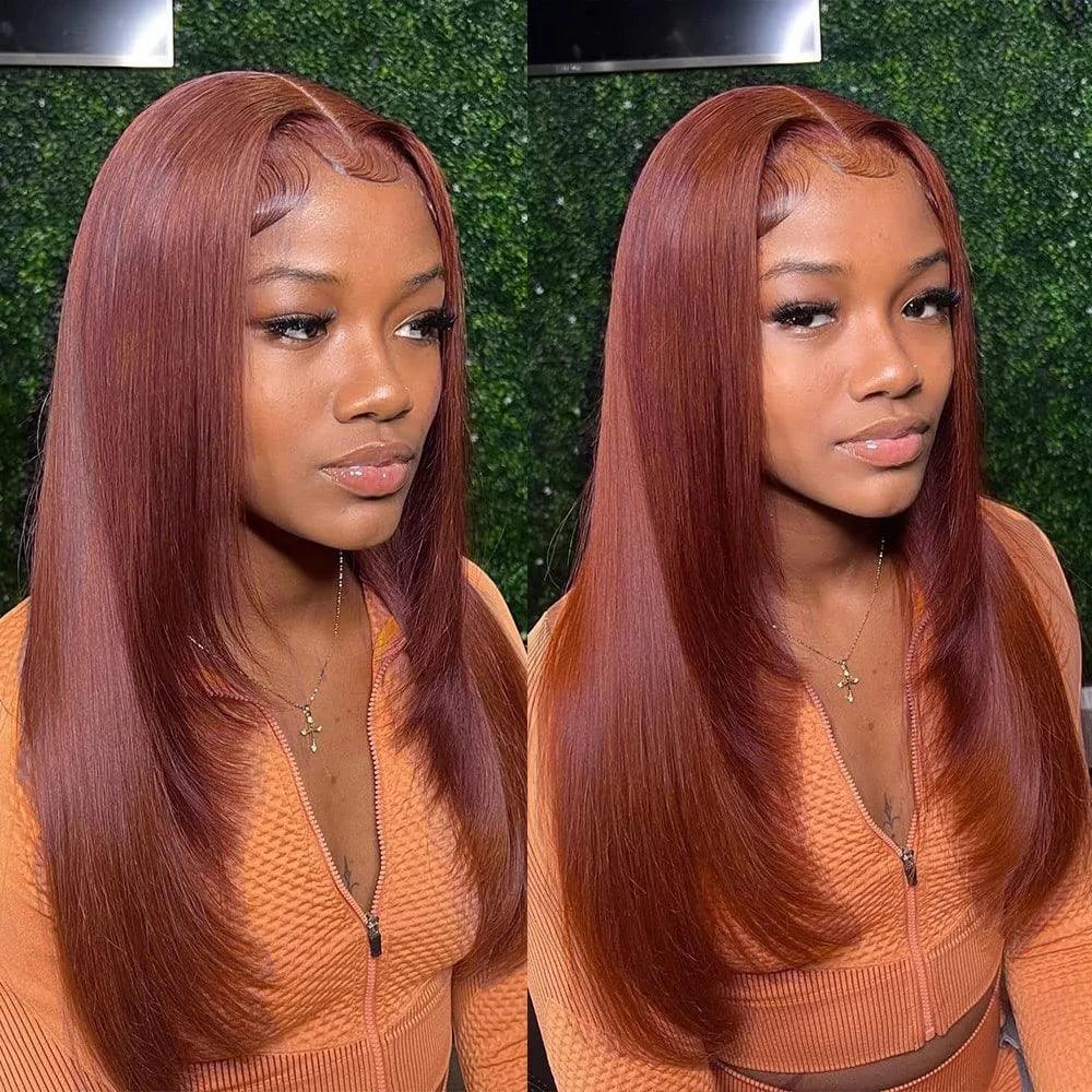 Straight 13X4 Glueless Synthetic HD Lace Front Wig