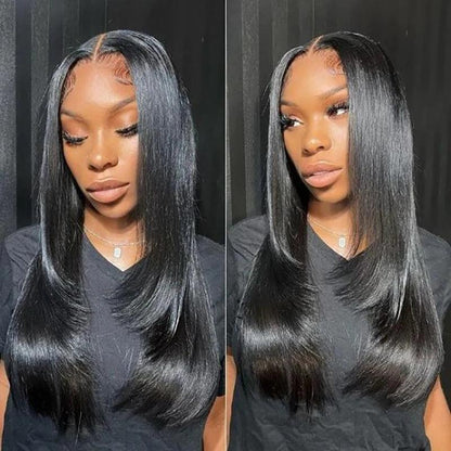 Straight 13X4 Glueless Synthetic HD Lace Front Wig