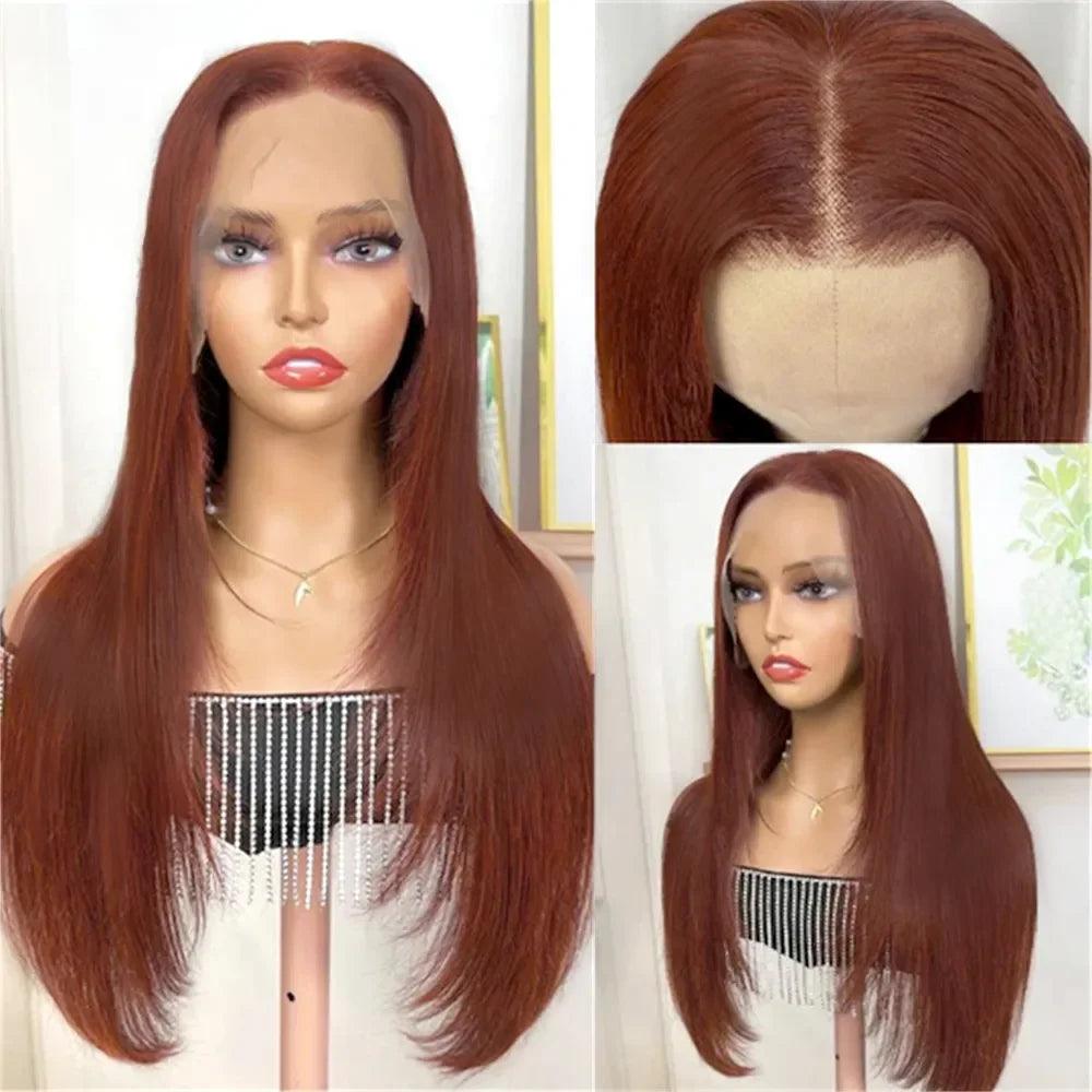 Straight 13X4 Glueless Synthetic HD Lace Front Wig