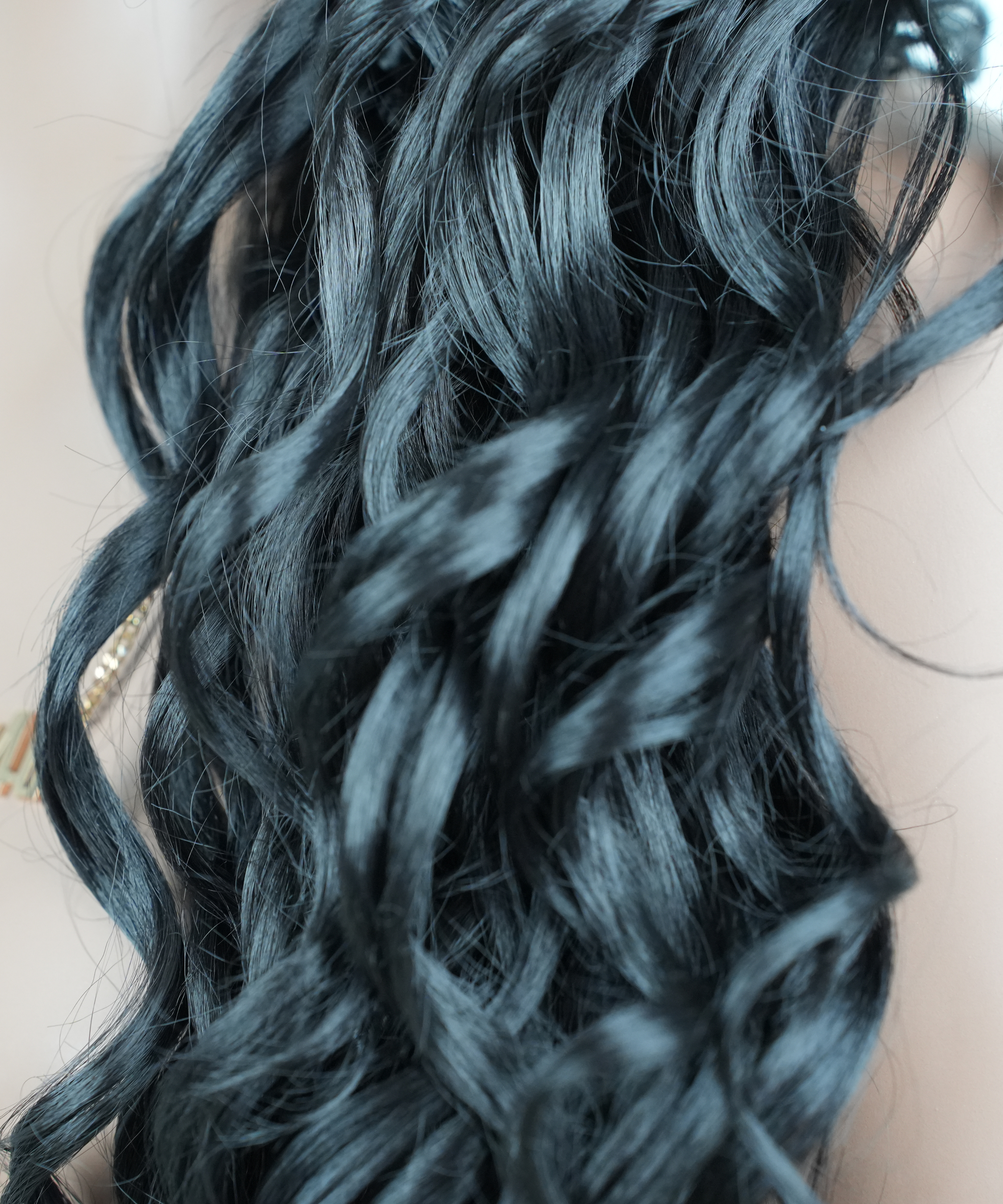 13x6 HD Lace Front Deep Wave Hair Wigs with Cornrow Braids T1 Natural Black
