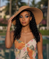 Hand-tied Cornrow Braids Wig with Curly Hair HD Lace Wear Go Glueless Wig T3 Natural Black