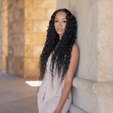 Pre Everything Wigs | Water Wave Glueless 13x4 Frontal HD Lace Human Hair Wig Pre-cut & Plucked & Bleached