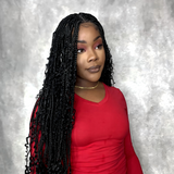 121 Strands HD Full Lace Boho Box Braided Wig