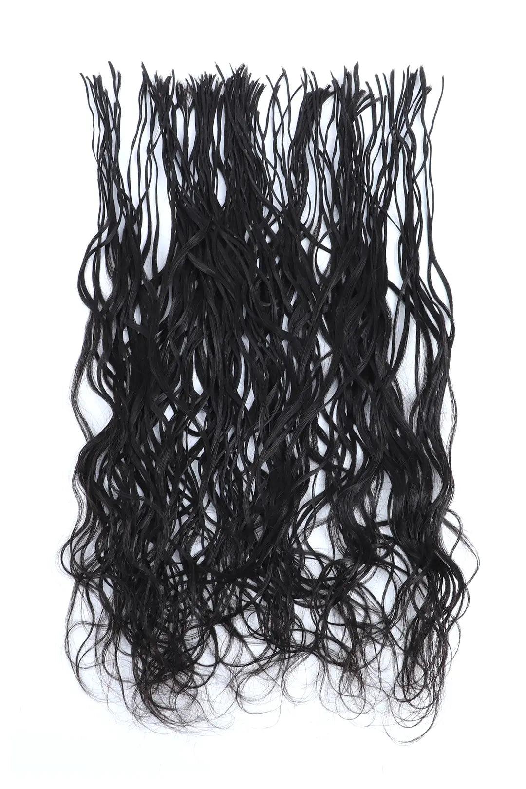 Pre-Divided Deep Wave Bulk Human Hair For Braiding