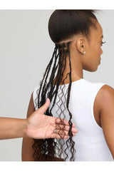 Pre-Divided Deep Wave Bulk Human Hair For Braiding